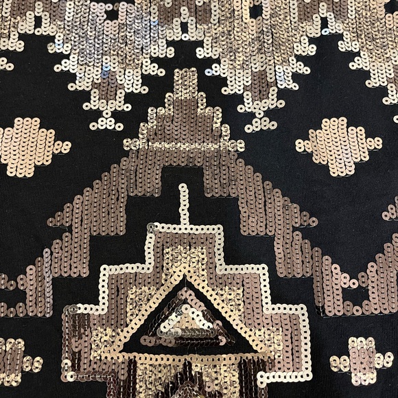 Express Silver Sequin Mini Skirt - Picture 8 of 8